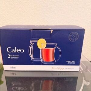 JoyJolt Caleo Double Wall Tea Glasses
